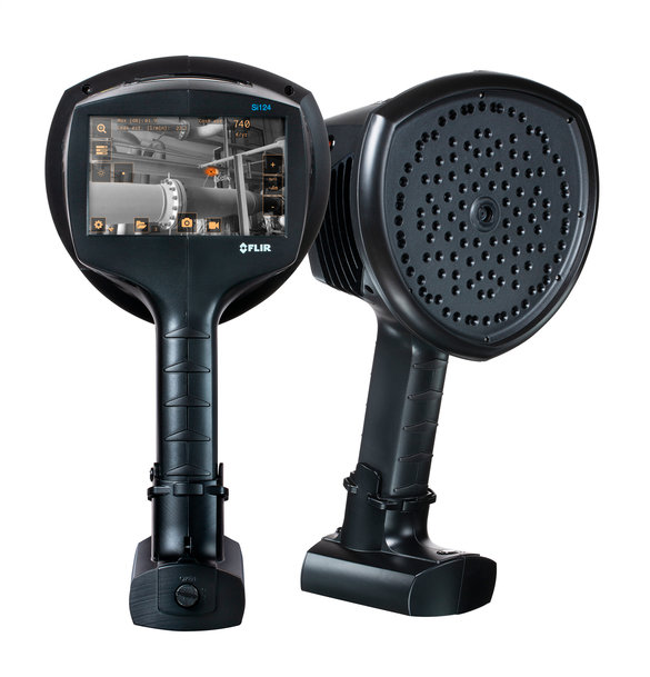 Společnost Teledyne FLIR představuje akustickou termografickou kameru Si124-LD Plus pro detekci úniku stlačeného vzduchu s vylepšenou citlivostí, automatickým filtrováním a automatickým měřením vzdálenosti